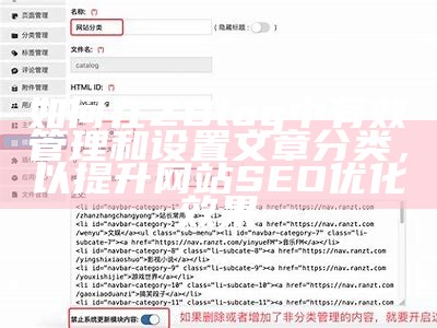 彻底解析Zblog文章分类功能与优化技巧，让网站更具吸引力