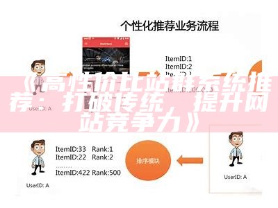 高性价比站群系统推荐：打破传统，提升网站竞争力