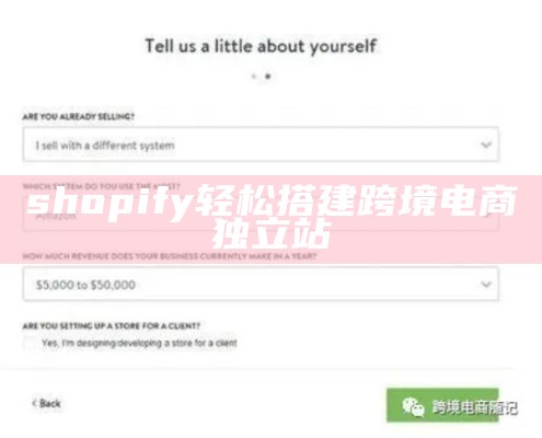 shopify轻松搭建跨境电商独立站