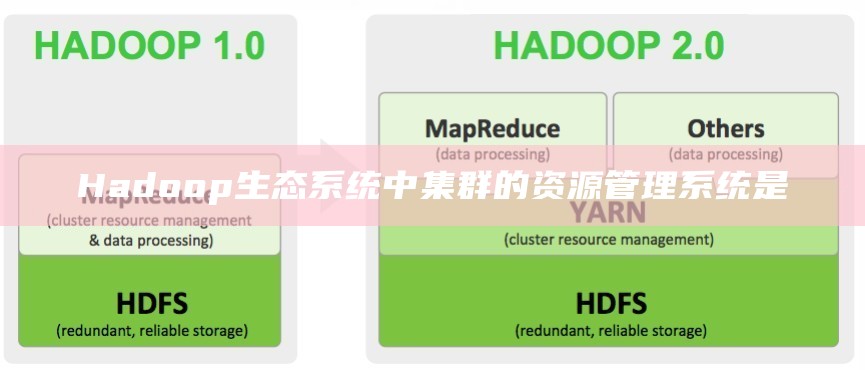 Hadoop生态系统中集群的资源管理系统是