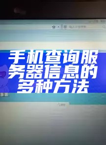 手机查询服务器信息的多种方法