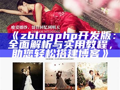 ZBlogPHP开发版：打造高效网站的完美解决方式