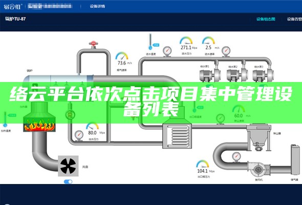 络云平台依次点击项目集中管理设备列表