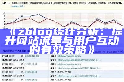 ZBlog网站统计调查：提升流量与用户体验的有效策略