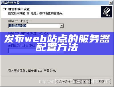 发布web站点的服务器配置方法