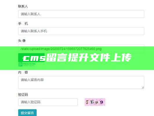 cms留言提升文件上传