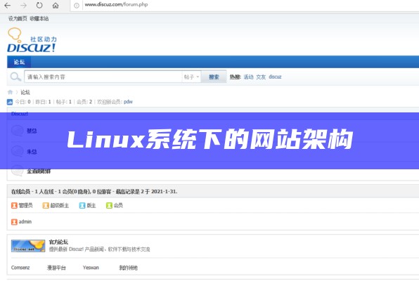 Linux系统下的网站架构