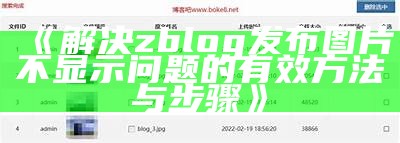 深入探讨ZBlog附件管理功能及其使用技巧