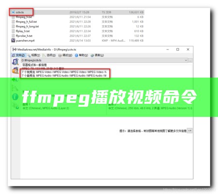 ffmpeg播放视频命令