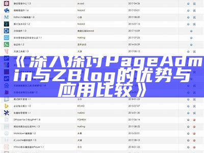 zblog第一篇文章与其他文章的对比调查与分享