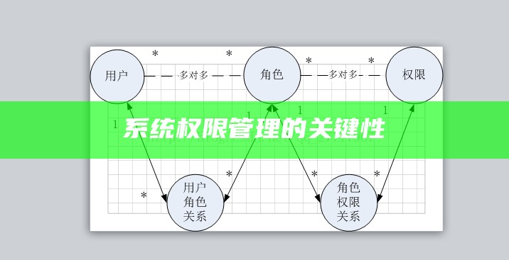 系统权限管理的关键性