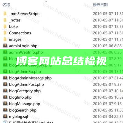 博客网站总结检视