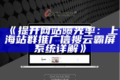 提升网站曝光率：上海站群推广信搜云霸屏系统详解