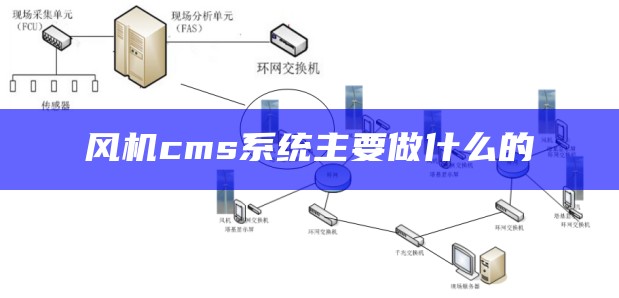 风机cms系统主要做什么的