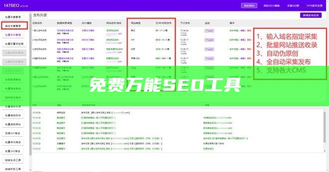 万能SEO工具