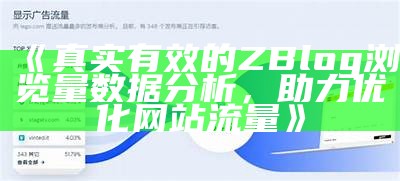 Zblog网站流量统计及研究方法，助力提升网站运营影响