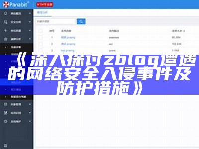 深入探讨zblog遭遇的网络安全入侵事件及防护措施