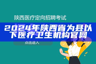 2024年陕西省为县以下医疗卫生机构官网