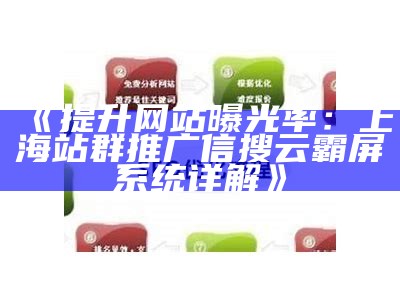 提升网站曝光率：上海站群推广信搜云霸屏系统详解