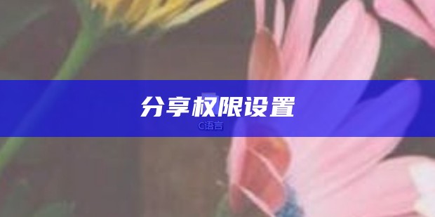 访问权限设置