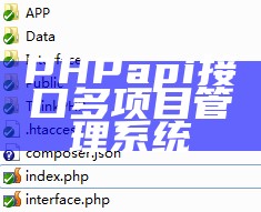 PHPapi接口多项目管理系统