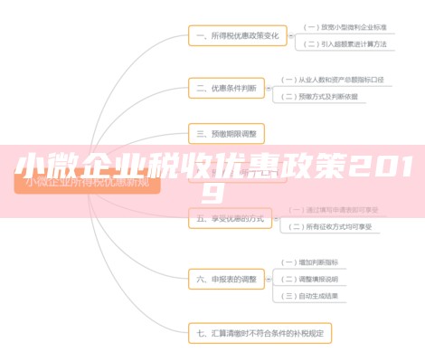 小微企业税收优惠政策2019