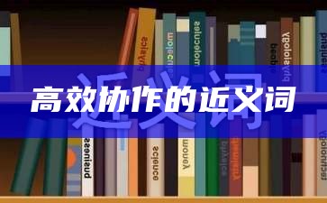 高效协作的近义词