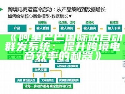 阿里巴巴国际站自动群发系统：提升跨境电商效率的利器