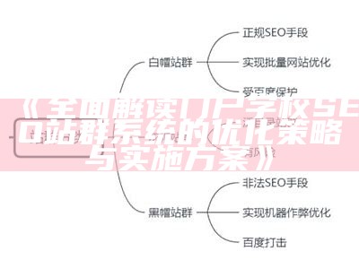 彻底解读门户学校SEO站群系统的优化策略与实施方案