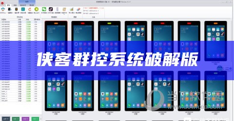 侠客群控系统破解版