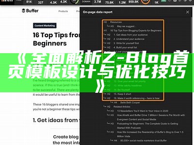 广泛解析Z-Blog首页模板设计与优化技巧