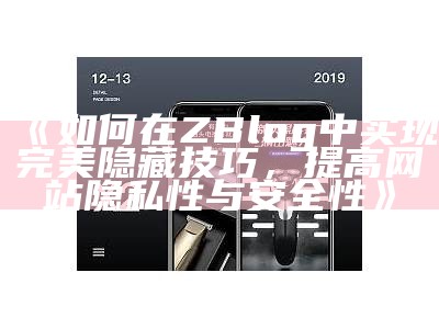 完美隐藏ZBlog，让你的博客私密安全不被曝光的技巧