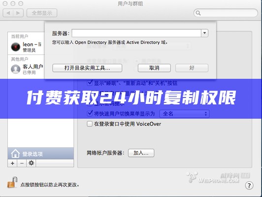 付费获取24小时复制权限