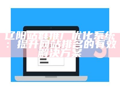 辽阳站群推广优化系统：提升网站排名的有效对策