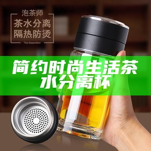 简约时尚生活茶水分离杯