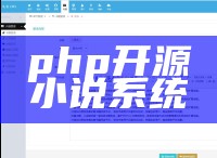 php开源小说系统