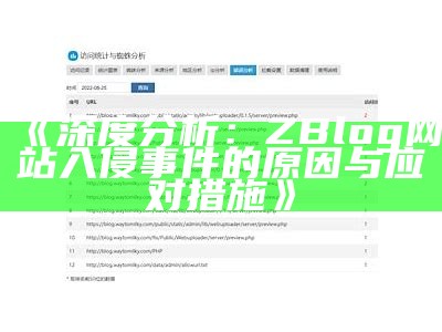 深度检视：ZBlog网站入侵事件的动因与应对措施