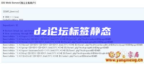 dz论坛标签静态