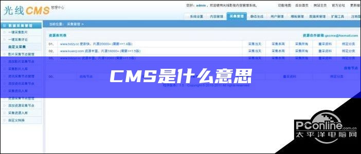 CMS是什么意思