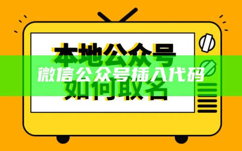 微信公众号插入代码怎么使用