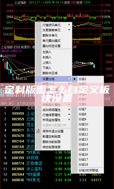 定制版面怎么自定义板块设置