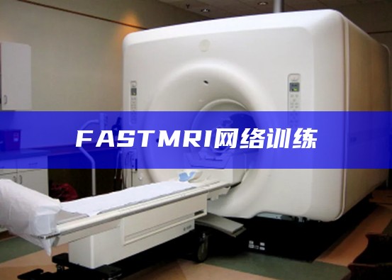 FASTMRI网络训练