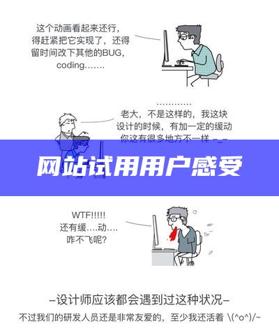 网站试用用户感受