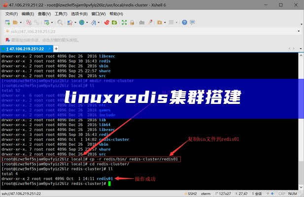 linuxredis集群搭建