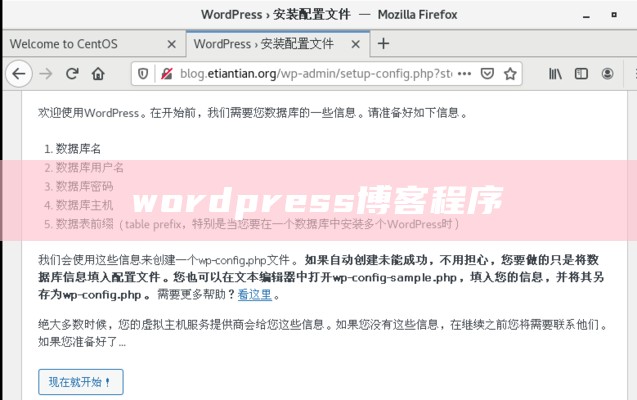 wordpress博客程序